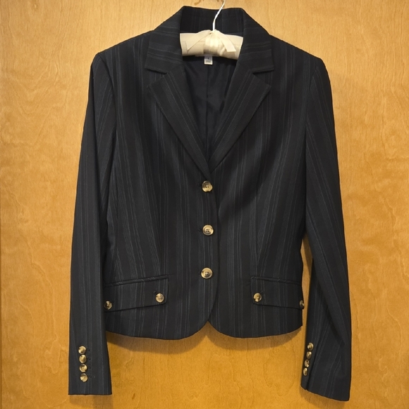 Isaac Mizrahi Jackets & Blazers - Isaac Mizrahi for Target Navy pinstripe blazer